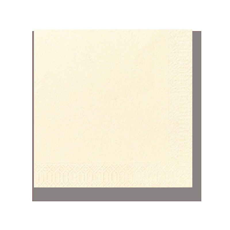 Servietten Duni 24x24 - 2 lg - Buttermilk - 300Stck